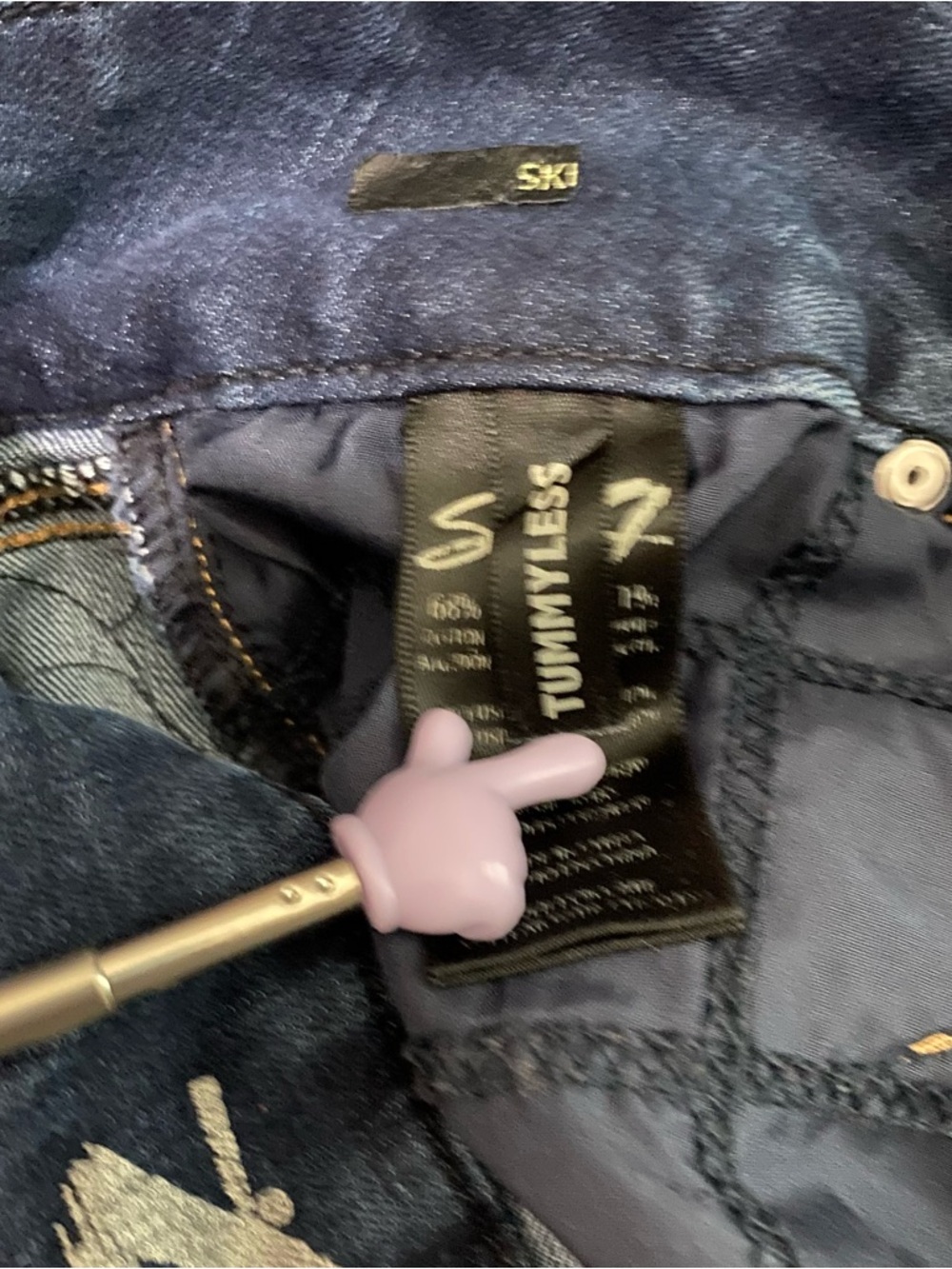Seven7 Tummyless Skinny Jeans - Picture 7 of 7